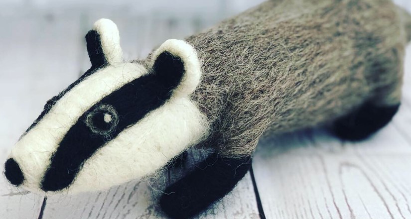 Needle Felting Workshop - Beautiful Badger