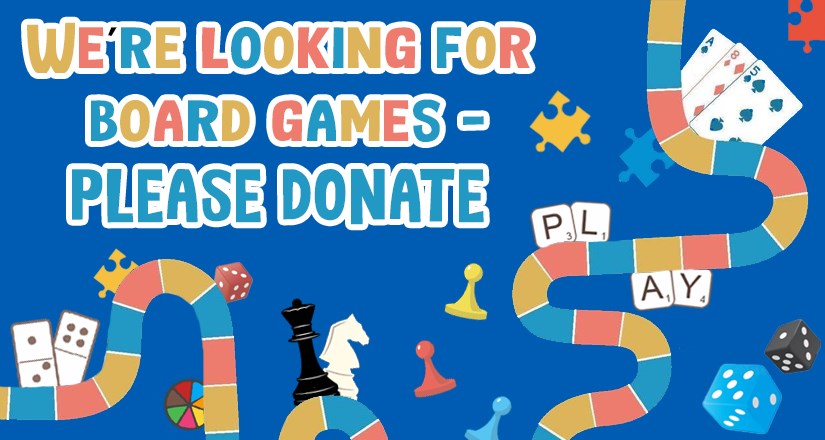 Please donate your board games