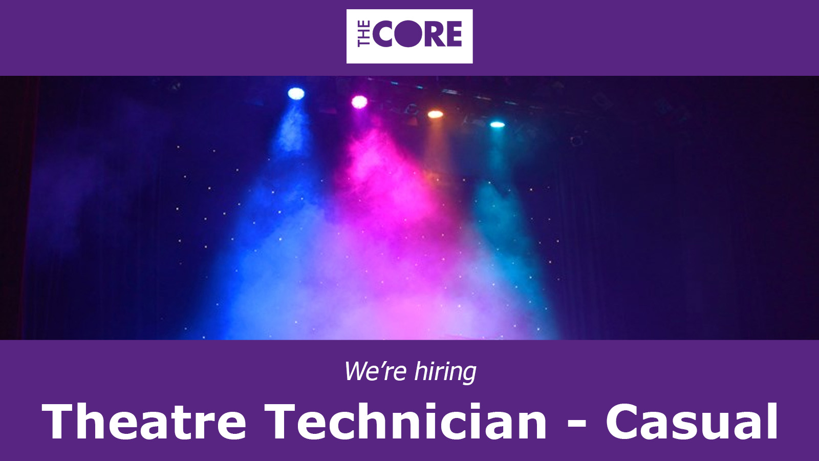 Job Opportunity: Casual Theatre Technician