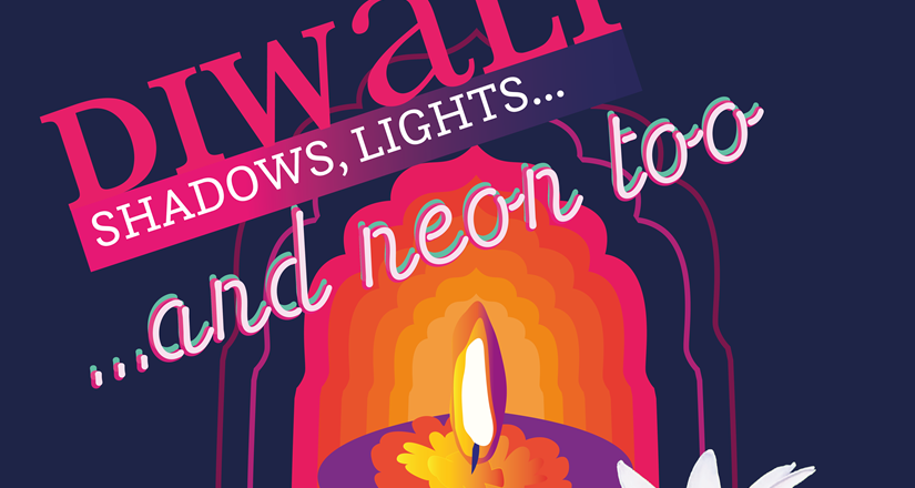 Diwali:  Light Shadows and Neon too!