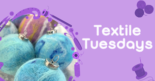 Textile Tuesdays: Make a Needle Felt Bauble