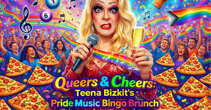 Queers & Cheers: Teena Bizkit’s Pride Music Bingo Bottomless Brunch