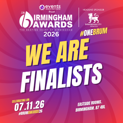 We're finalists in the Birmingham Awards 2026